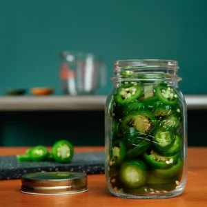 Ilustračná fotografia: jalapeño krúžky v pohári